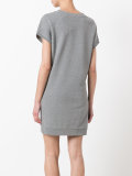 logo print sweat dress
