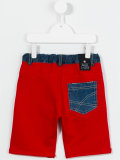 contrasting pocket shorts