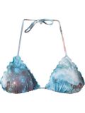 'Unicorn' halterneck bikini top
