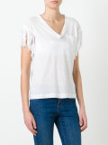 fringed T-shirt