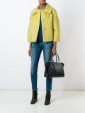 single breasted cropped jacket