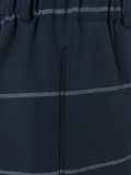 elasticated high-rise trousers