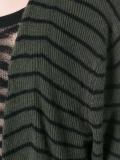 gloves striped cardigan
