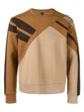 pannelled sweatshirt