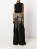 floral print maxi skirt 