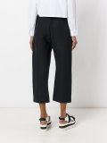 rope belt cropped trousers