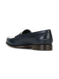 contrast vamp penny loafers