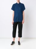 直领宽松衬衫
