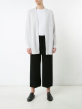 ribbed trim track pants