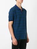striped polo shirt