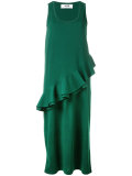 ruffle detail dress