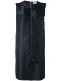 central ruffled design dress