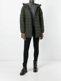 hooded zipped jacket