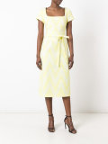 belted midi-dress 