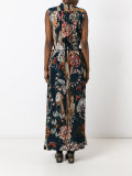 patterned maxi dress
