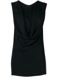 Sleeveless Draped Top