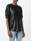 sequin embellished blouse