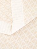 logo intarsia blanket