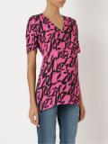 printed oversized blouse