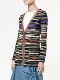 lurex stripe cardigan 