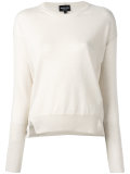 split hem sweater