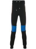 colour block biker sweatpants