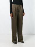 straight leg trousers  