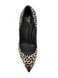 cheetah print pony hair pumps