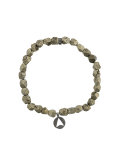 Pyrite Stone Insignia Charm bracelet