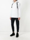buckle strap hoodie