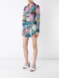 patterned mini skirt 