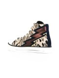animal print hi-top sneakers