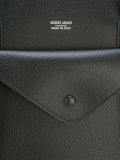 Contrast interior tote 