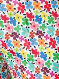 floral print cropped trousers