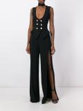 slit detail jumpsuit