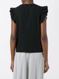 ruffled sleeves blouse