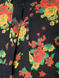 patchwork floral print shirt 