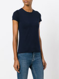 short sleeve fitted knit top