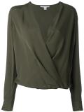 V-neck wrap blouse 