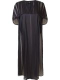 pleated evening dress