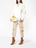 oversized V-neck sweater 