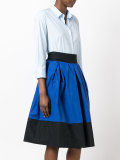 skirt panel shirt dress