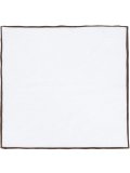 contrast trim pocket square 