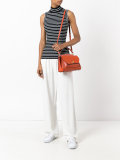lock front shoulder bag