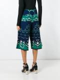 intarsia short trousers