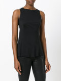 frill hem blouse