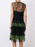 lace detailing sheer dress