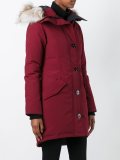 hooded mid coat
