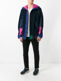 deconstructed hooded jacket