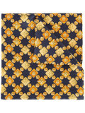 geometric print scarf